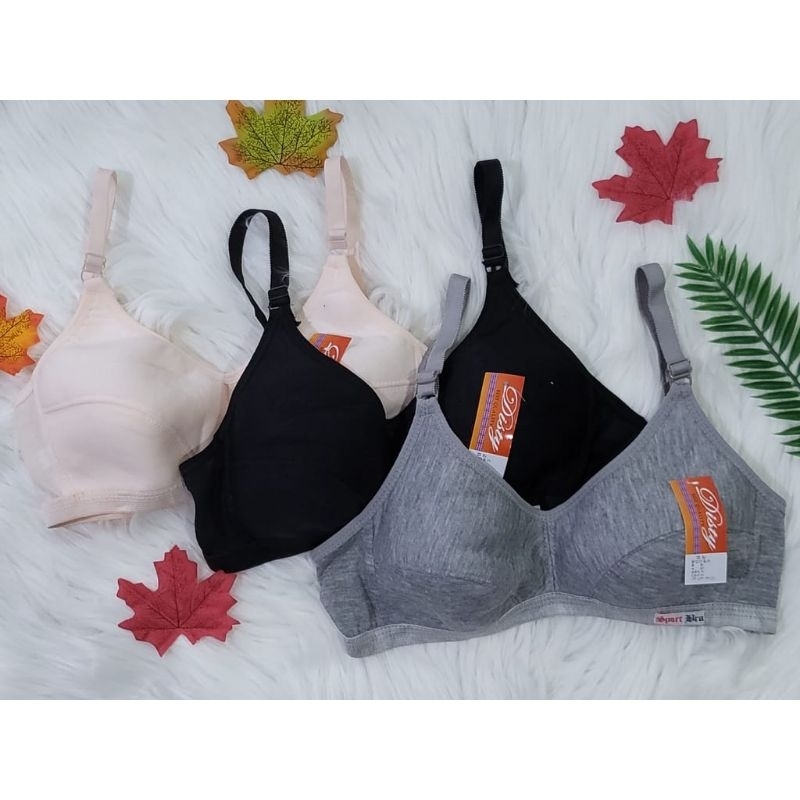 [PROMO] 6Pcs bh/bra wanita dewasa bra tanpa kawat dan bisa tipis