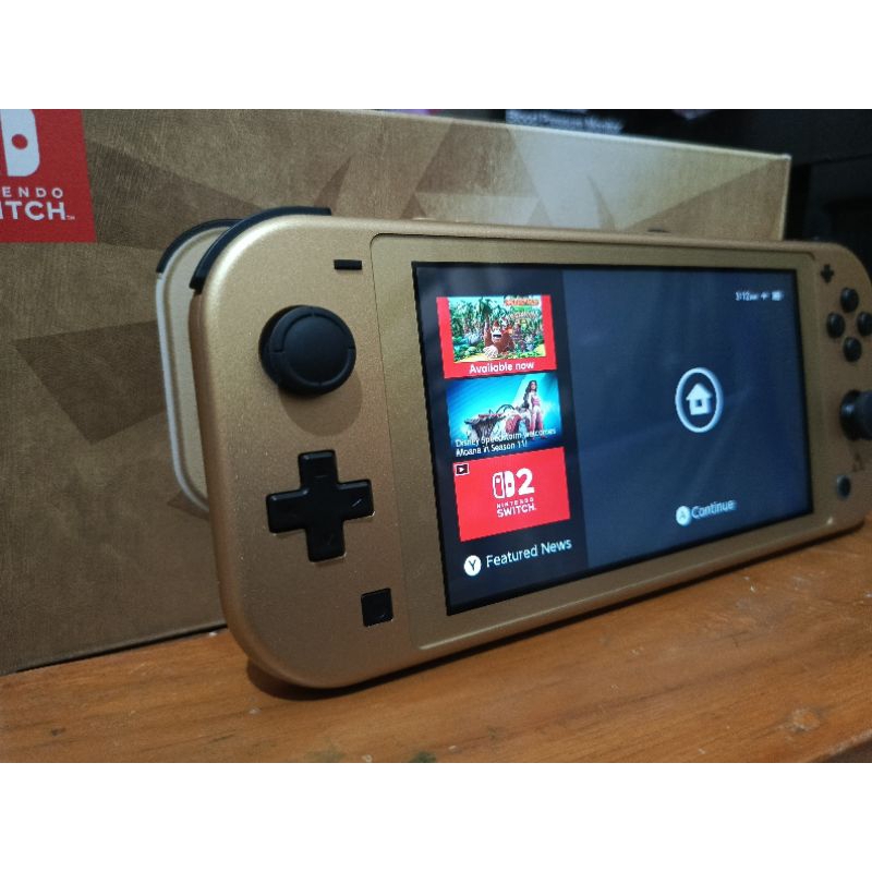Console Nintendo Switch Lite Hyrule Edition Preloved/Second OFW