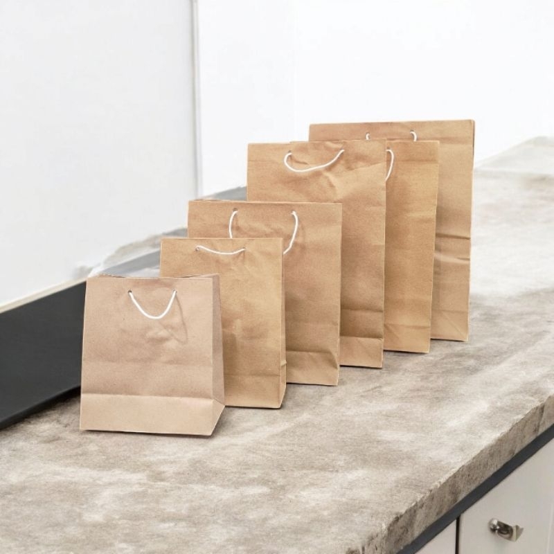 

iDk90 paperbag coklat XL ukuran 30x39x10 isi 12 pcs