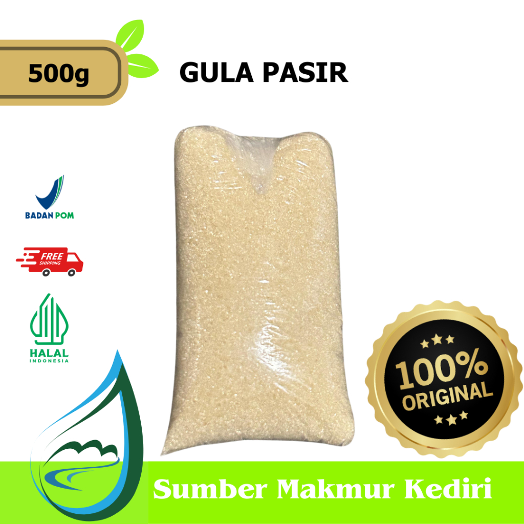 

Gula Pasir Putih Kekuningan - 500g Kediri