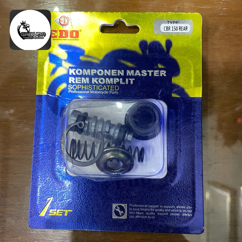 Seal Master Rem Belakang Isi Master Rem Kit EDO CBR 150 CB 150R CRF 150 Sonic Supra GTR