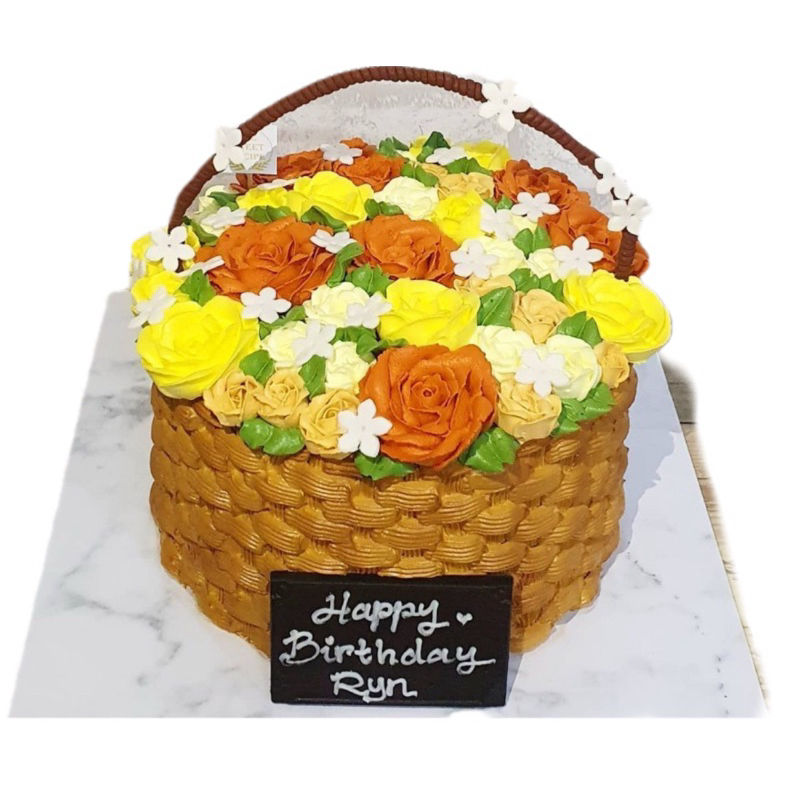 

Cake Flower Bouquet basket