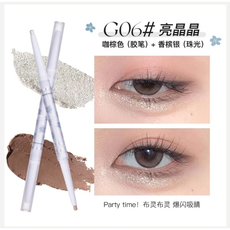 aegyosal pencil eyeliner 2in1 flortte