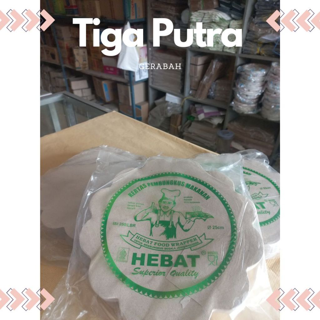 Kertas Minyak Nasi Bunga / Kertas Nasi Motif Bunga / Kertas Nasi Bunga