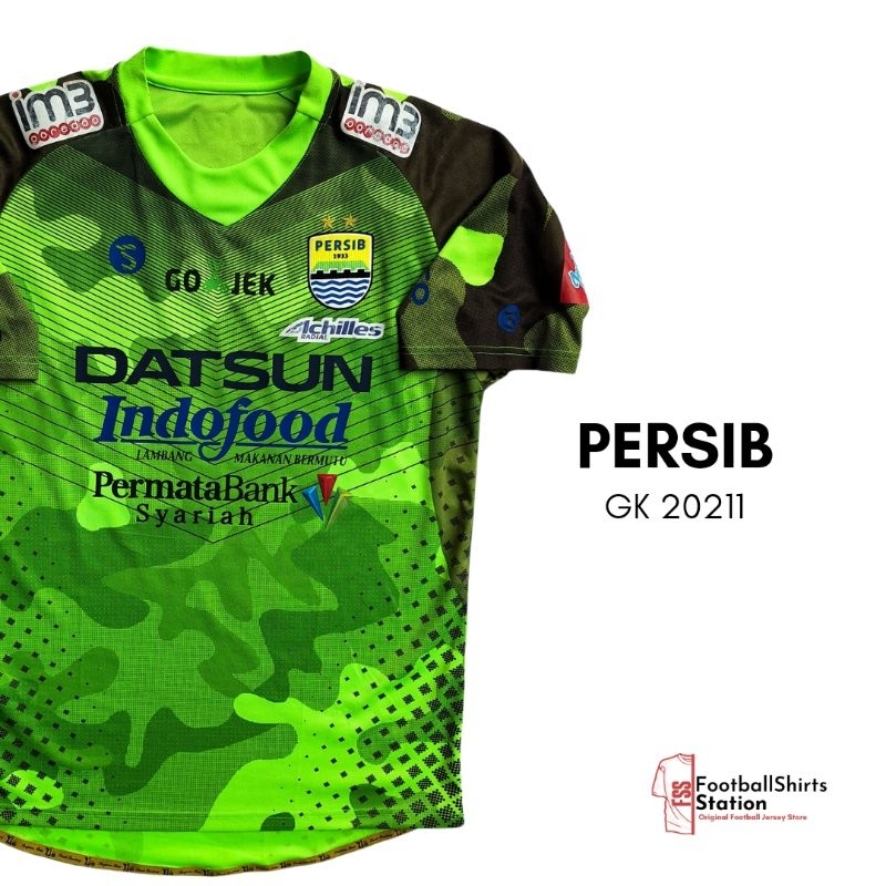 Jersey Persib Bandung GK 2017 Player Issue Nameset Made Wirawan Size L Original Sportama