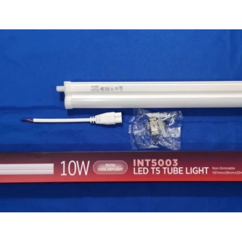 Lampu T5 Led 10watt Inlite Panjang 60cm cahaya Putih dan kuning 3000k