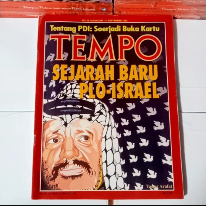 MAJALAH TEMPO 11 SEPTEMBER 1993 SEJARAH BARU PLO ISRAEL