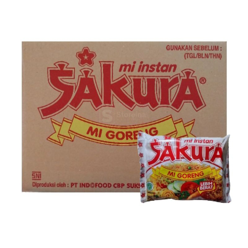 

Mie Instan Sakura Goreng 1 dus