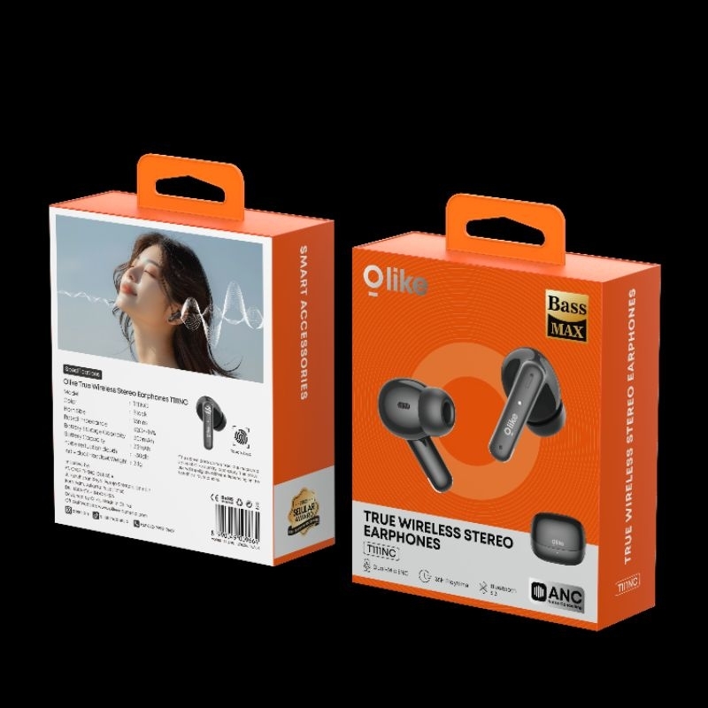 OLIKE T111NC TWS HANDSFREE BLUETOOTH EARPHONE FULL BASS
