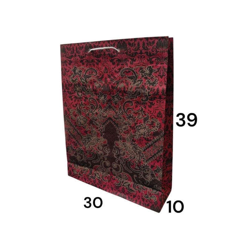 

Paperbag batik XL ukuran (30x39x10) isi 12 pcs
