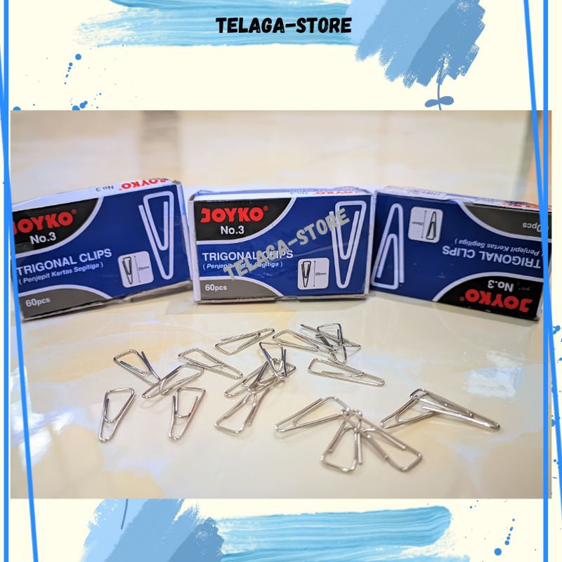 

Paper Klip Trigonal No.3 Joyco/penjepit kertas
