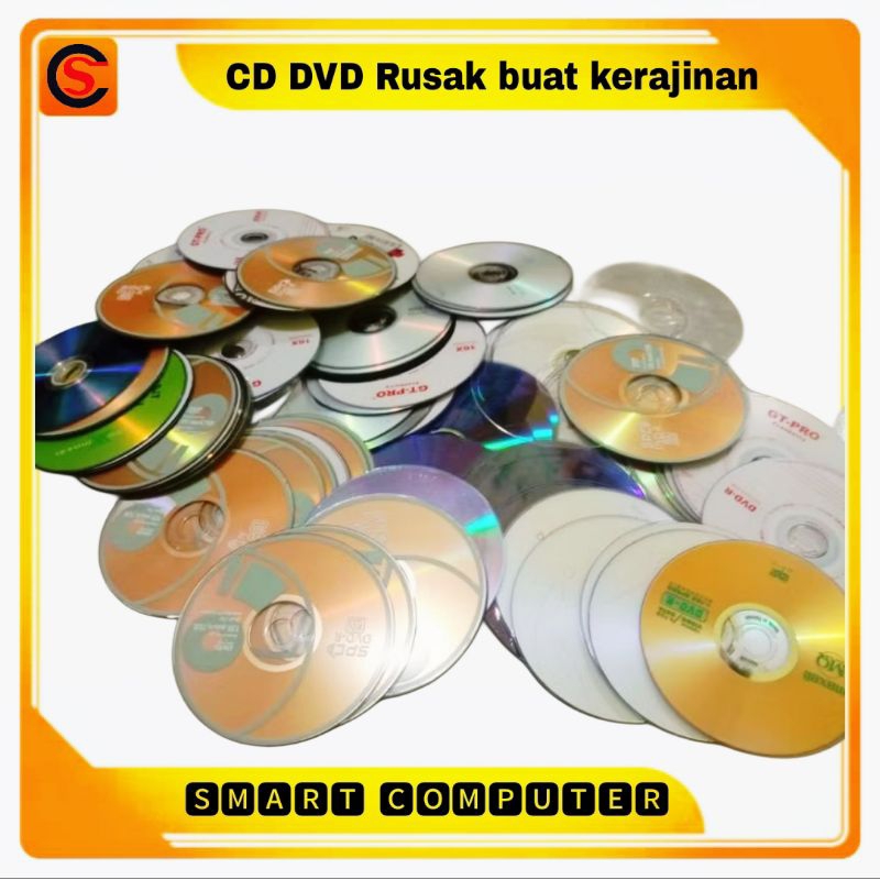 CD/DVD Rusak buat kerajinan