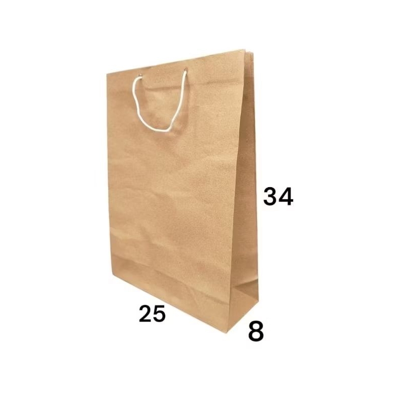

paper bag coklat folio ukuran 25x35x9 isi 12 pcs