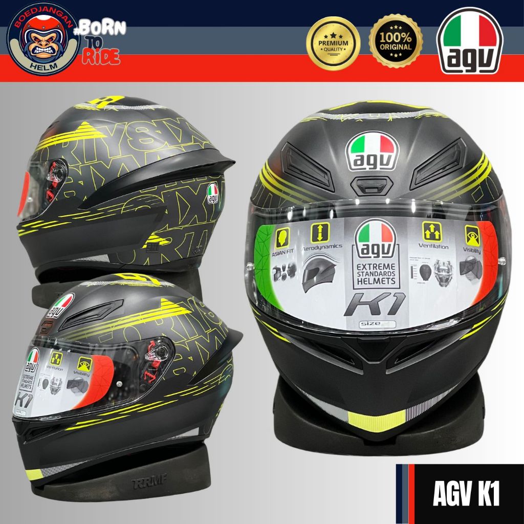AGV HELM K1 GRAPICH - TRACK 46 - AGV ORIGINAL K1 - HELM AGV FULL FACE