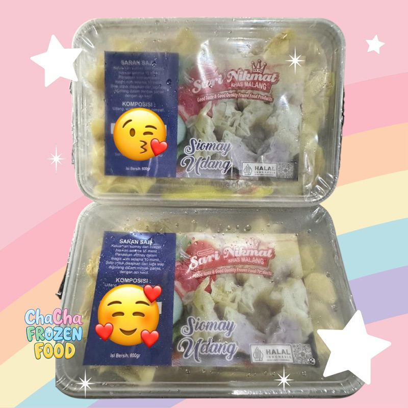 

SIOMAY UDANG & AYAM MERK SARI NIKMAT 500GR ORI PREMIUM