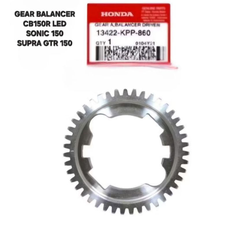 GEAR GIGI BALANCER CB150R CB 150 R SONIC SUPRA GTR 150 ORIGINAL