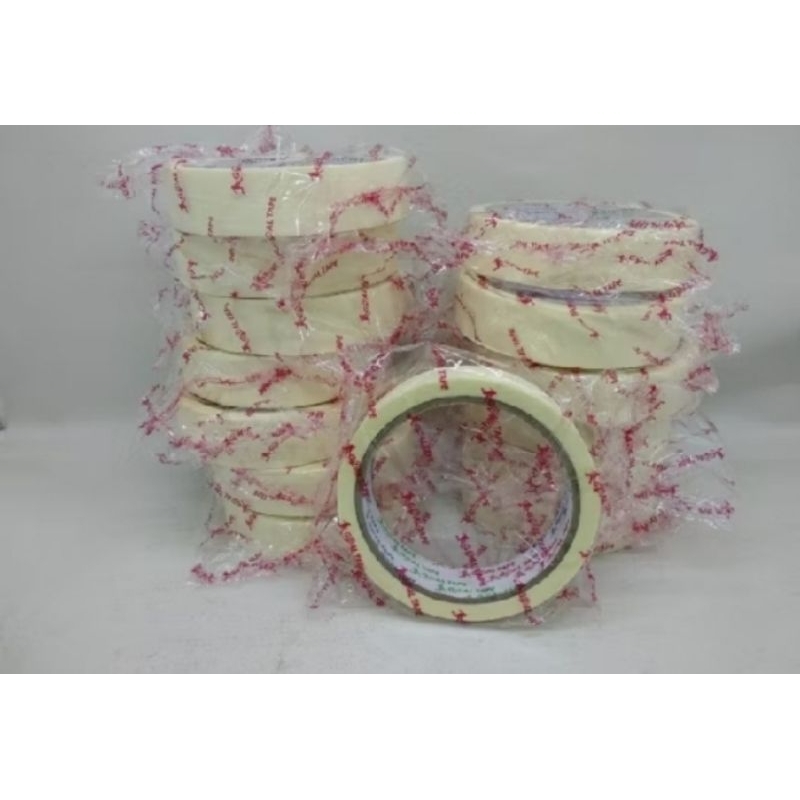 

Masking Tape 24mm Lakban Kertas 1inch 12 Meter Selotip Kertas