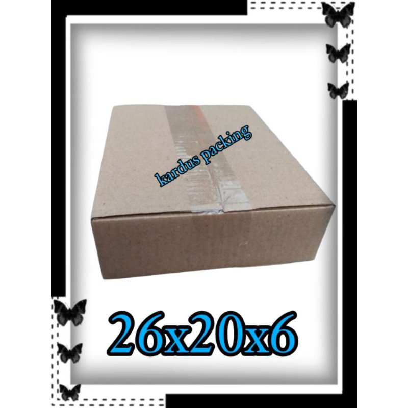 

kardus polos UK 26x20x6,5 kardus kecil kardus besar