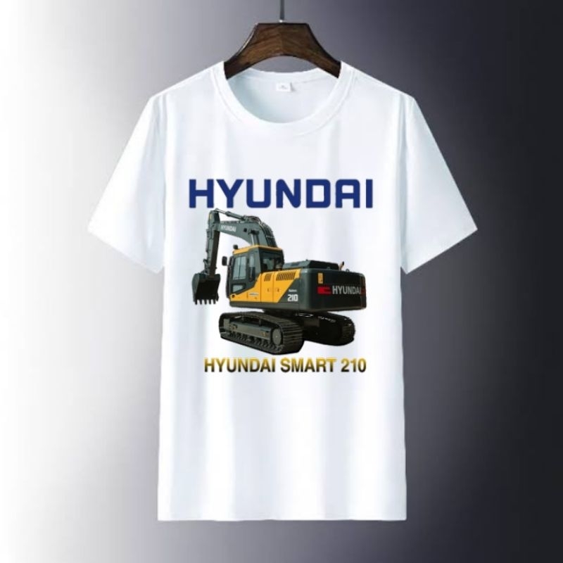 Kaos sablon DTF Excavator Hyundai smart 210