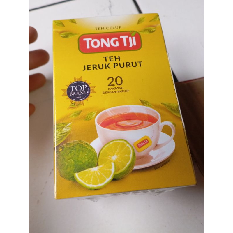 

teh tongtji jeruk purut/teh celup 20 kantong dengan amplop