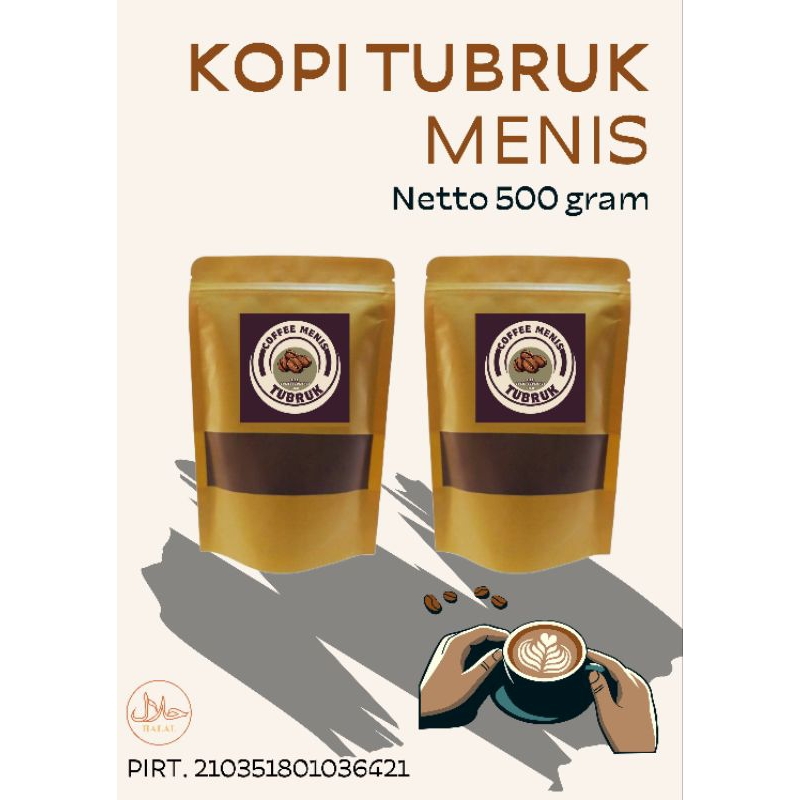

kopi bubuk TUBRUK kemasan 500gram murah