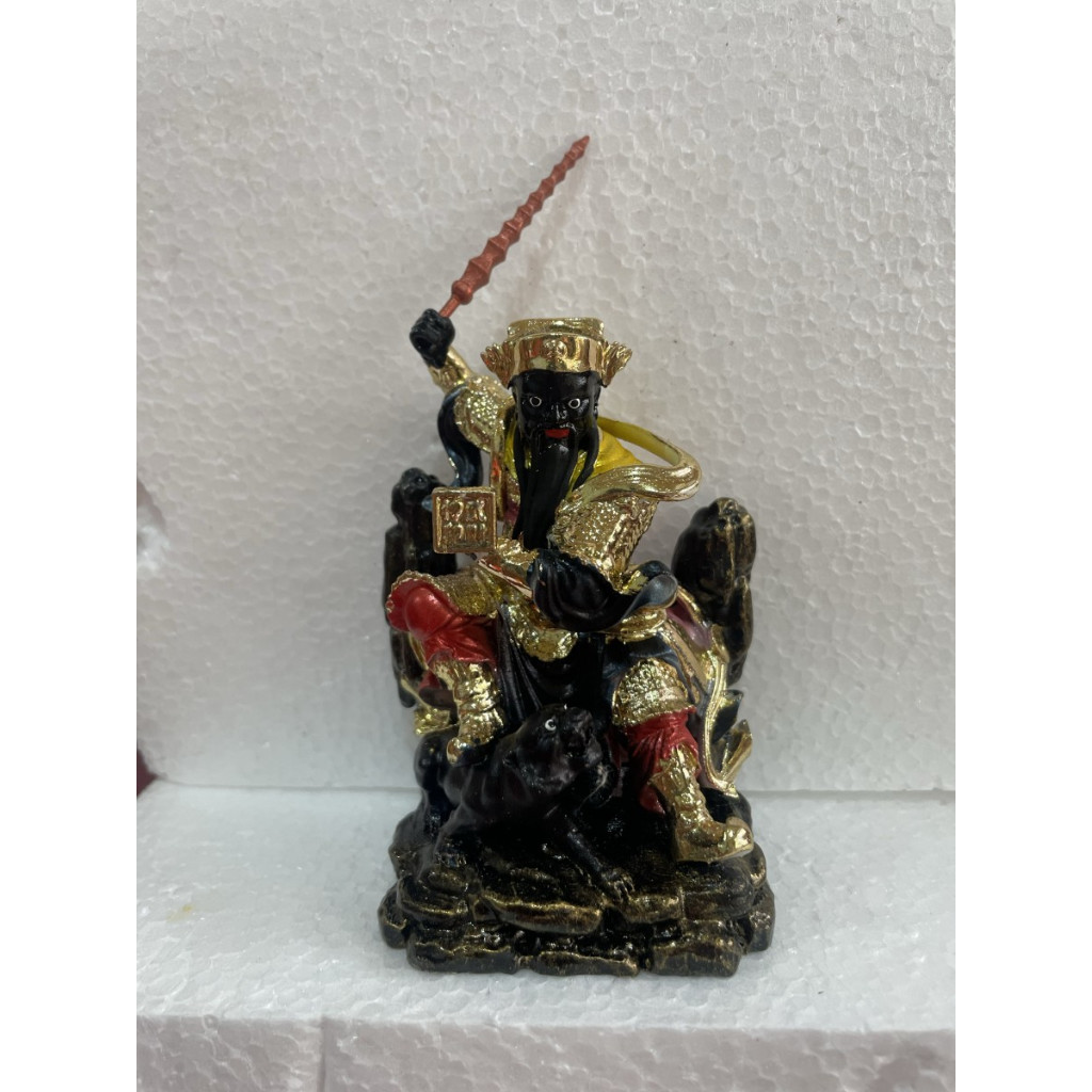 Patung dewa han tan kong / tio wan xue 4in fiber