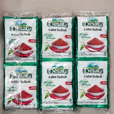 

Desaku Cabe Bubuk (1 Pak Isi 10 Bungkus)