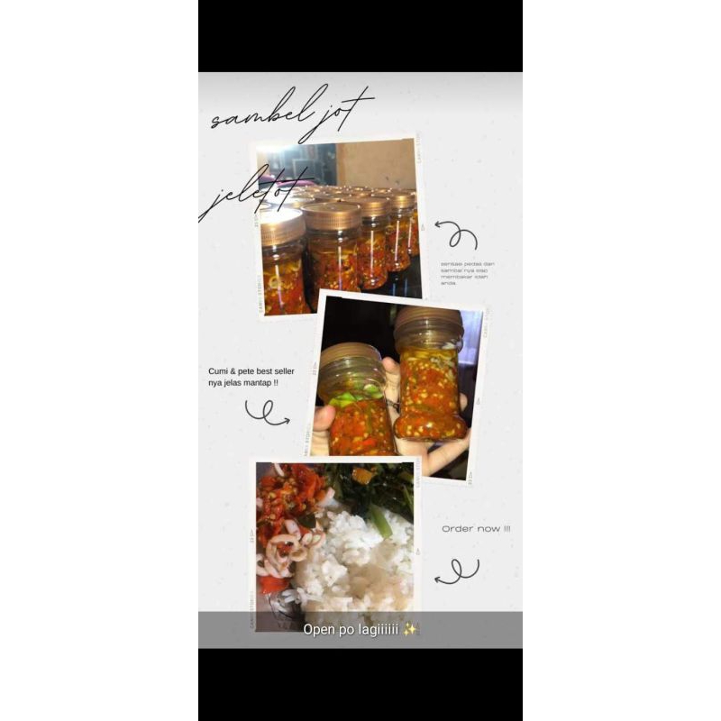 

sambel Beby cumi 150gr //sambel homed // sambel rumahan // sambel kekinian