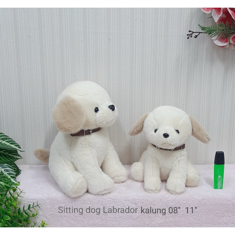 Boneka Sitti Dog Labrador Kalung - Boneka Dog