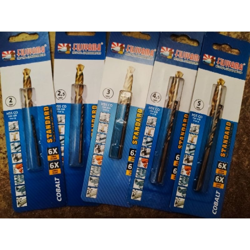 Fujiyama/Mata Bor Besi/HSS Cobalt Drill