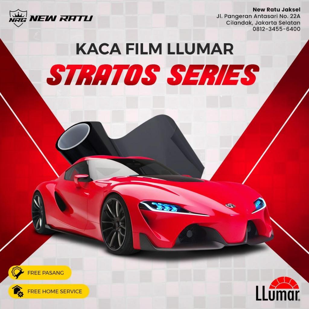 Kaca Film Llumar Stratos Series Premium Class - Depan