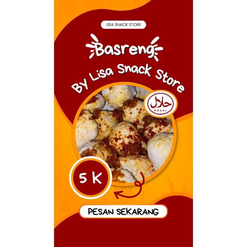 

Basreng Chili oil isi 5 pcs