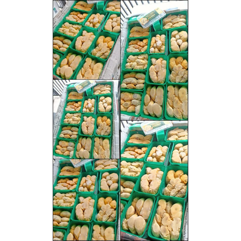 

Durian Kupas Medan Premium Tepak Hijau 500gr READY STOCK‼️