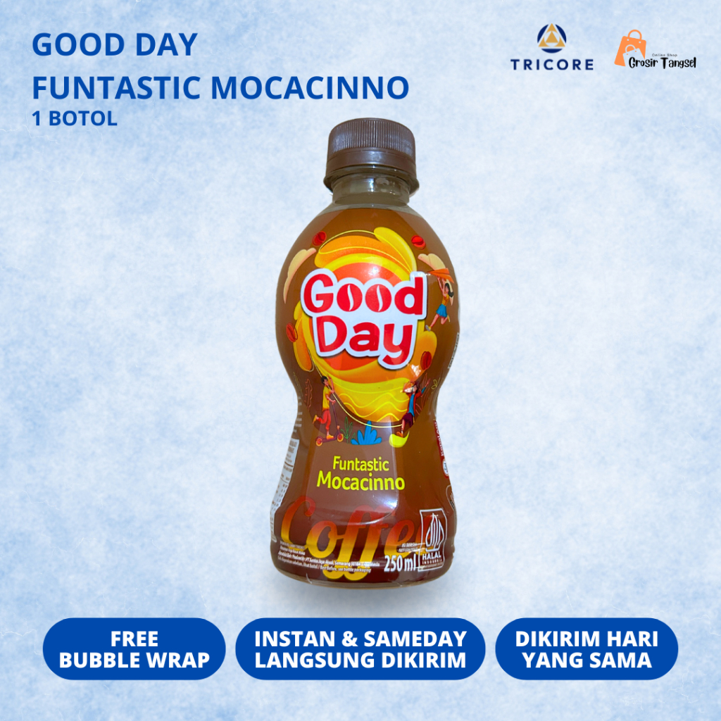 

Kopi Good Day Botol Rasa Funtastic Mocacinno 250ml Siap Minum