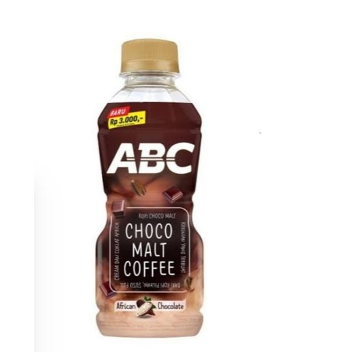 

ABC KOPI CHOCO MALT KEMASAN BOTOL 200 ML READY TO DRINK