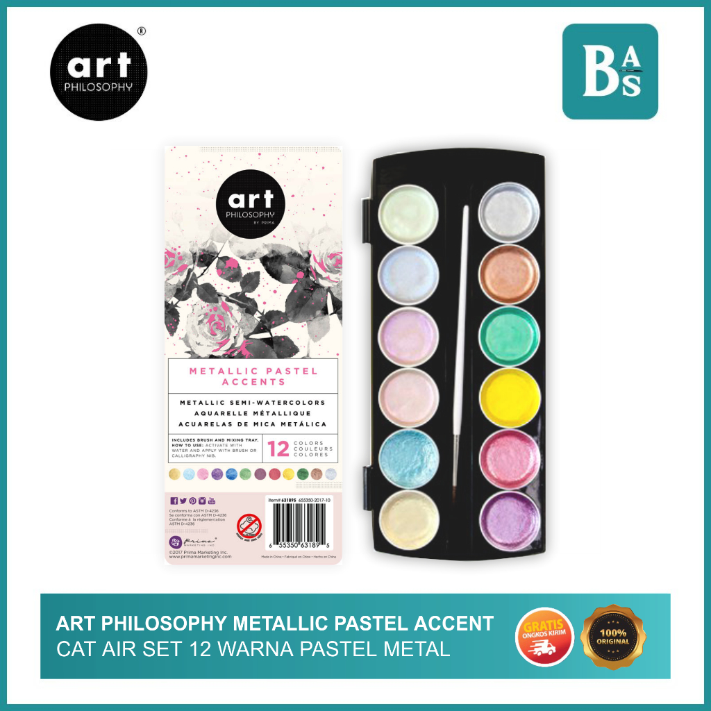 

Art Philosophy - Pastel Metallic Accents Watercolor Set