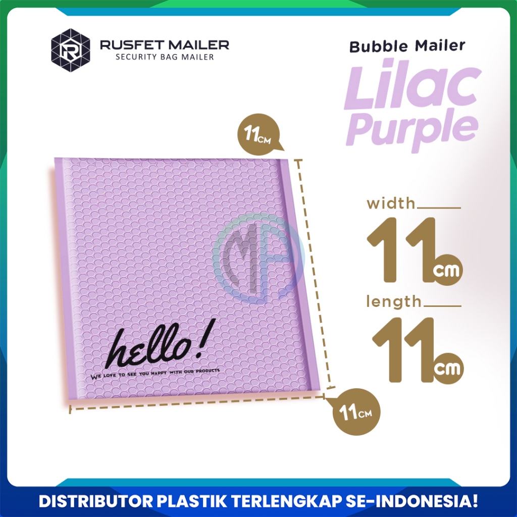 

AMPLOP BUBBLE MURAH | POLYBUBBLE MURAH LIGHT PURPLE 11X11CM