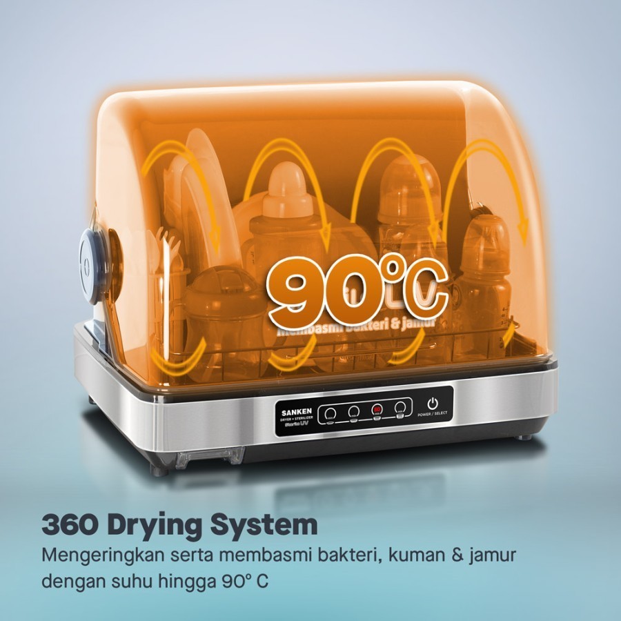 DISH DRYER SANKEN DD 33 UV/SANKEN DD 63 UV/Sanken DD-38 UV Dish Dryer Steriliser UV Sterilizer Baby
