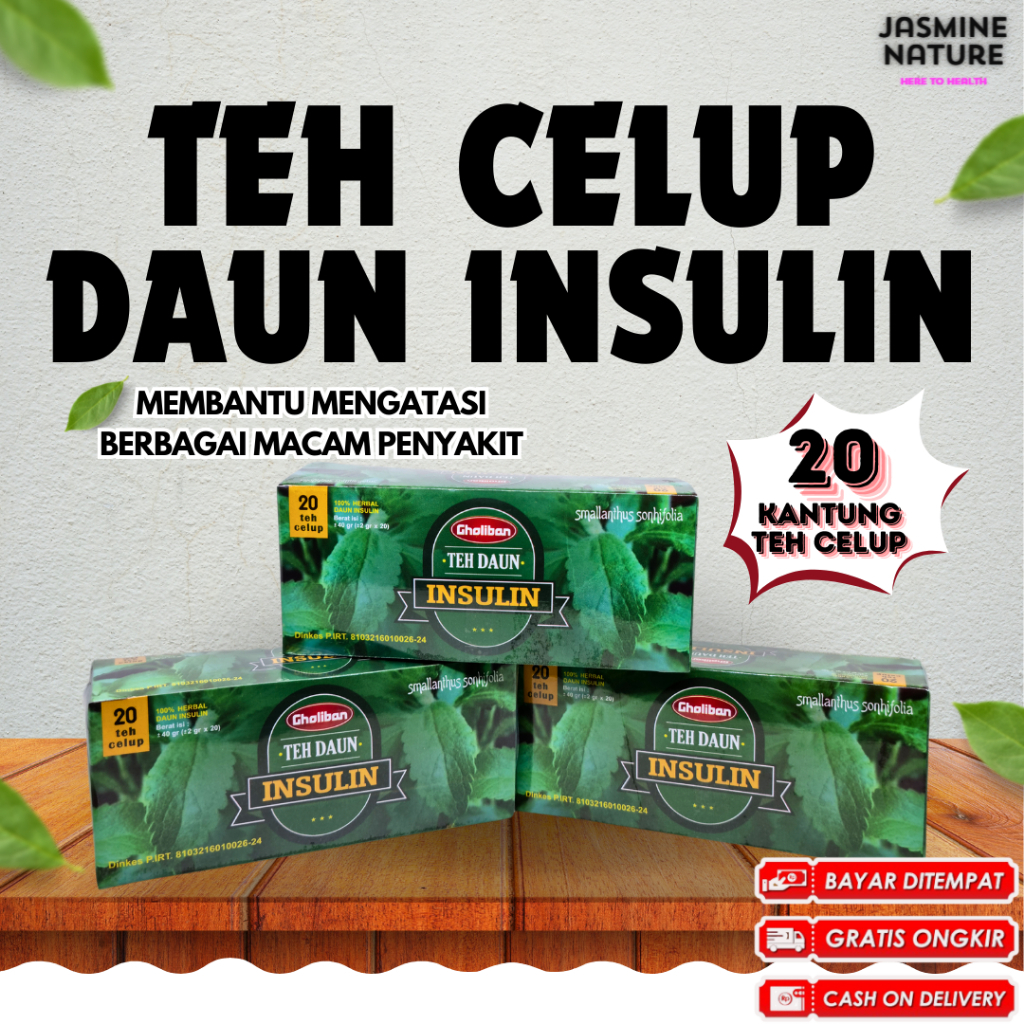 

Teh Celup Daun Insulin Isi 20 Kantong Gholiban