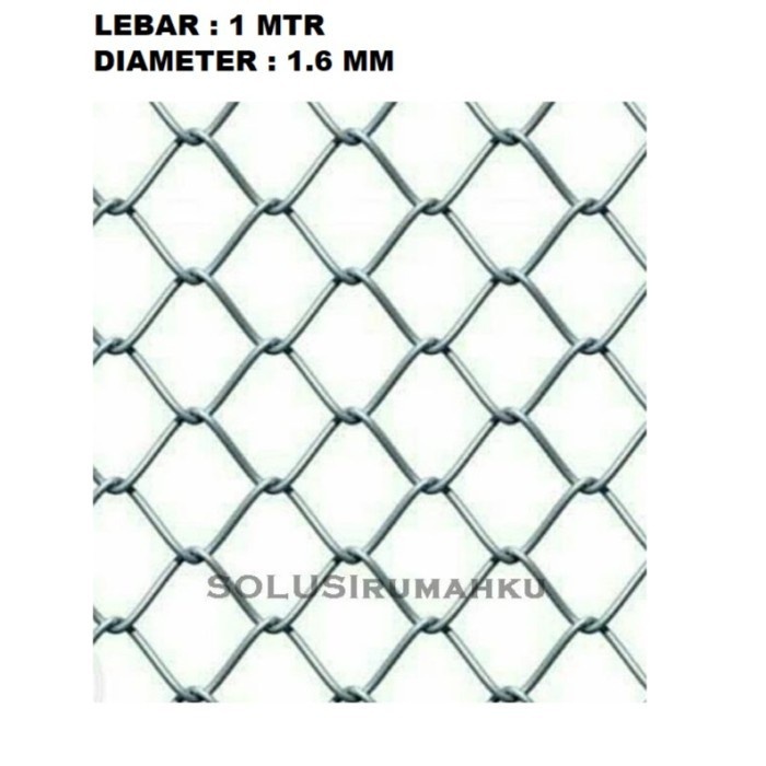 [ INSTANT ] Kawat Harmonika tinggi 1 meter x tebal 1.6 mm / Ram Wajik Pagar Kandang Hewan