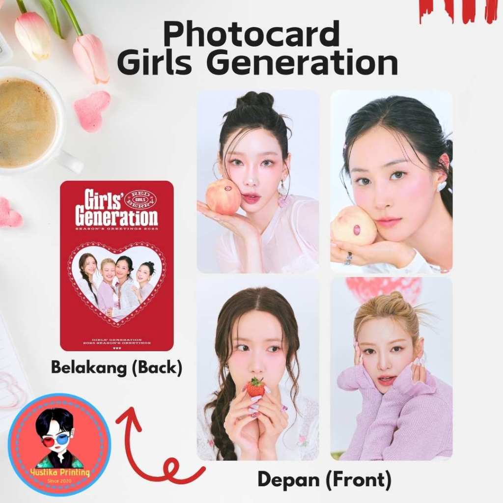 (SATUAN) Premium Photocard SNSD Girls Generation Yoona Taeyeon Hyoyeon Sunny Tiffany Seohyun Sooyoun