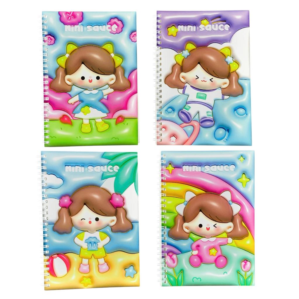 

(A5) NOTEBOOK SPIRAL 2121-59 8D CUTE GIRL (40 LEMBAR) / BUKU TULIS CATATAN KARTUN LUCU