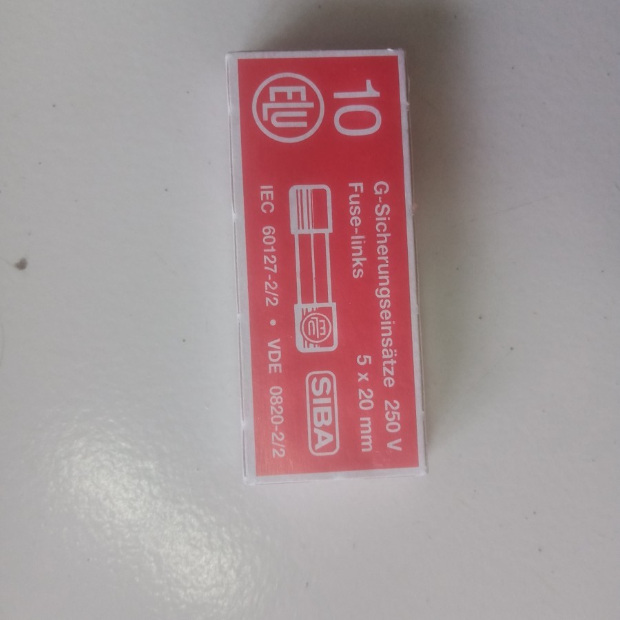 Fuse Kaca 5x20 250mA 0,25A 250V F250MAL250V Fast Acting 7000134