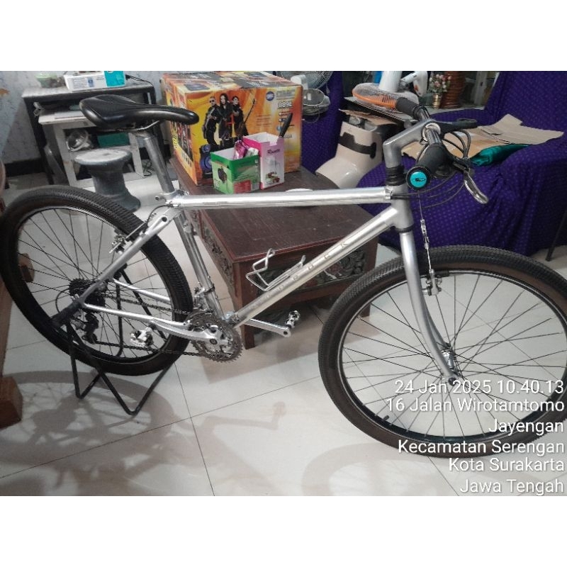 Sepeda Fullbike MTB Vintage BRIDGESTONE MUDROCK Titanium Chromoly