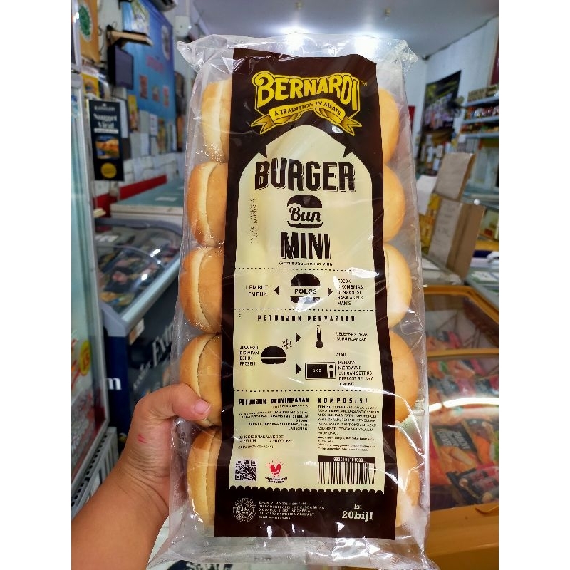 

BERNARDI ROTI BURGER MINI ISI 20