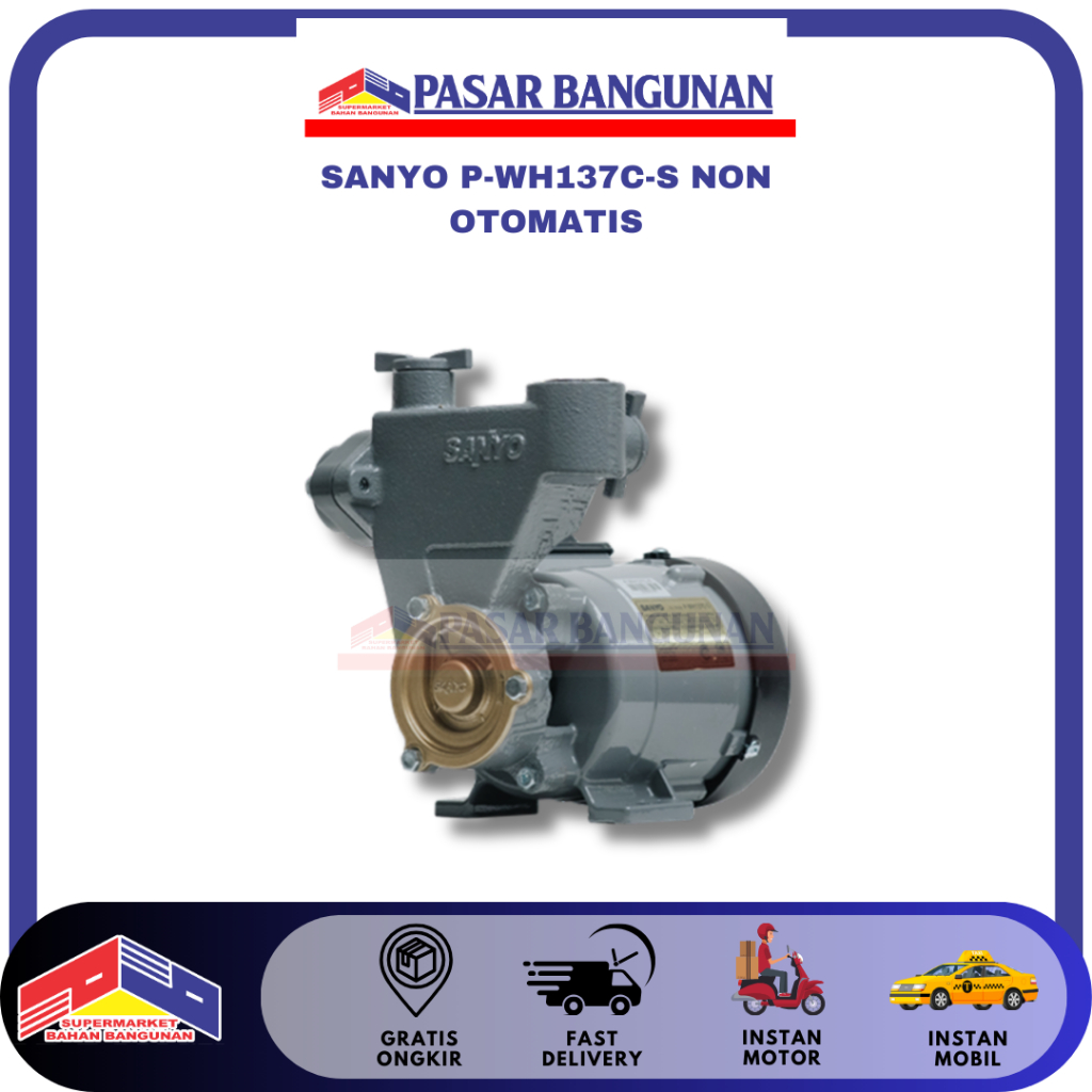 SANYO P-WH137C-S NON OTOMATIS