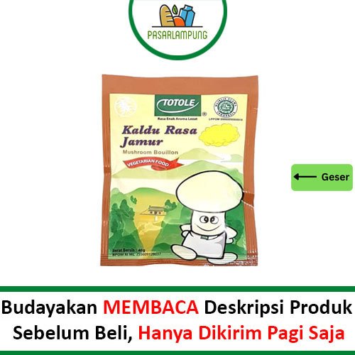

Totole Kecil 40 Gr Per Bks Kaldu Jamur Pasar Lampung