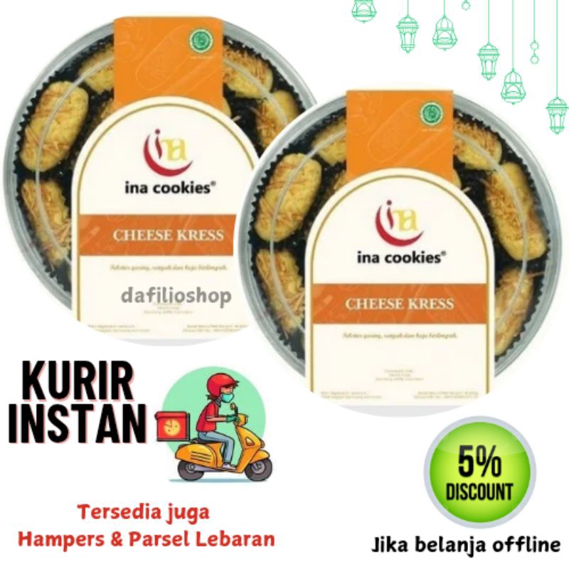 

Ina Cookies Cheese Kress Kue Kering Enak Toples Reguler