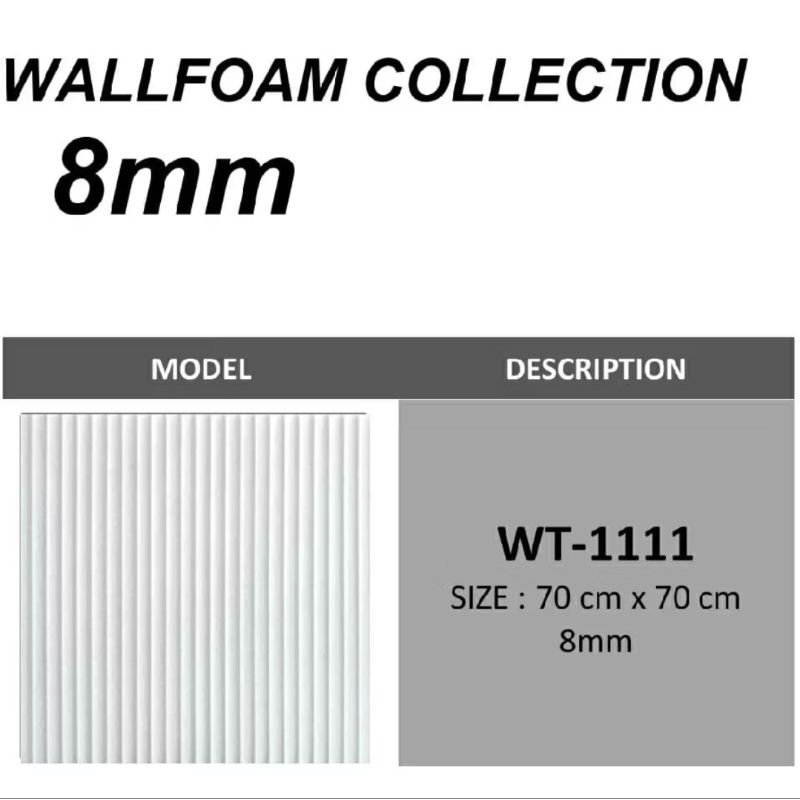 Wallpaper Dinding Foam Wallfoam 3D Stiker Wallpaper Stiker Dinding Plafon
