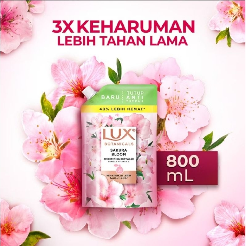 Lux Sabun Cair Sakura Bloom refill 800 ml